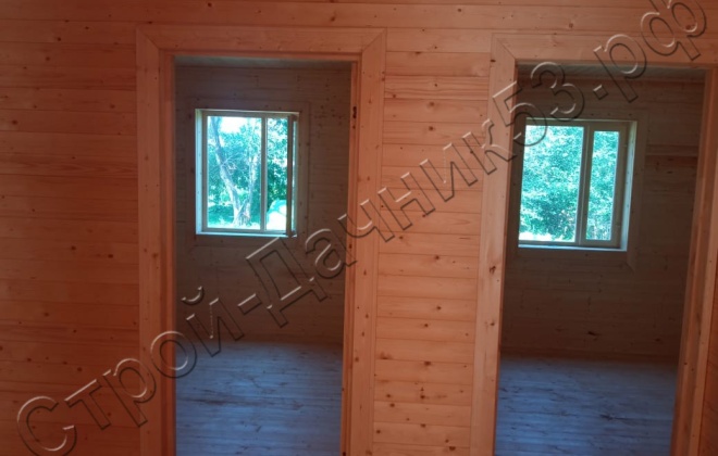 5 Каркасно-щитовой дом Д-23, 9х9м, 81М², Московская область, Дмитровский район, деревня Алешино (3)